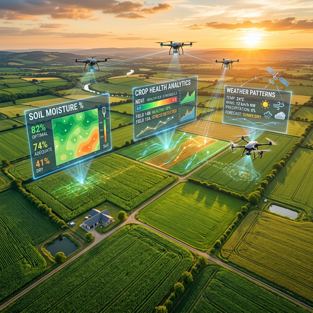 AI-powered smart farming dashboard